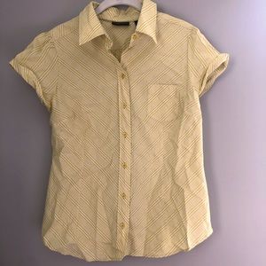 puff sleeve button down shirt